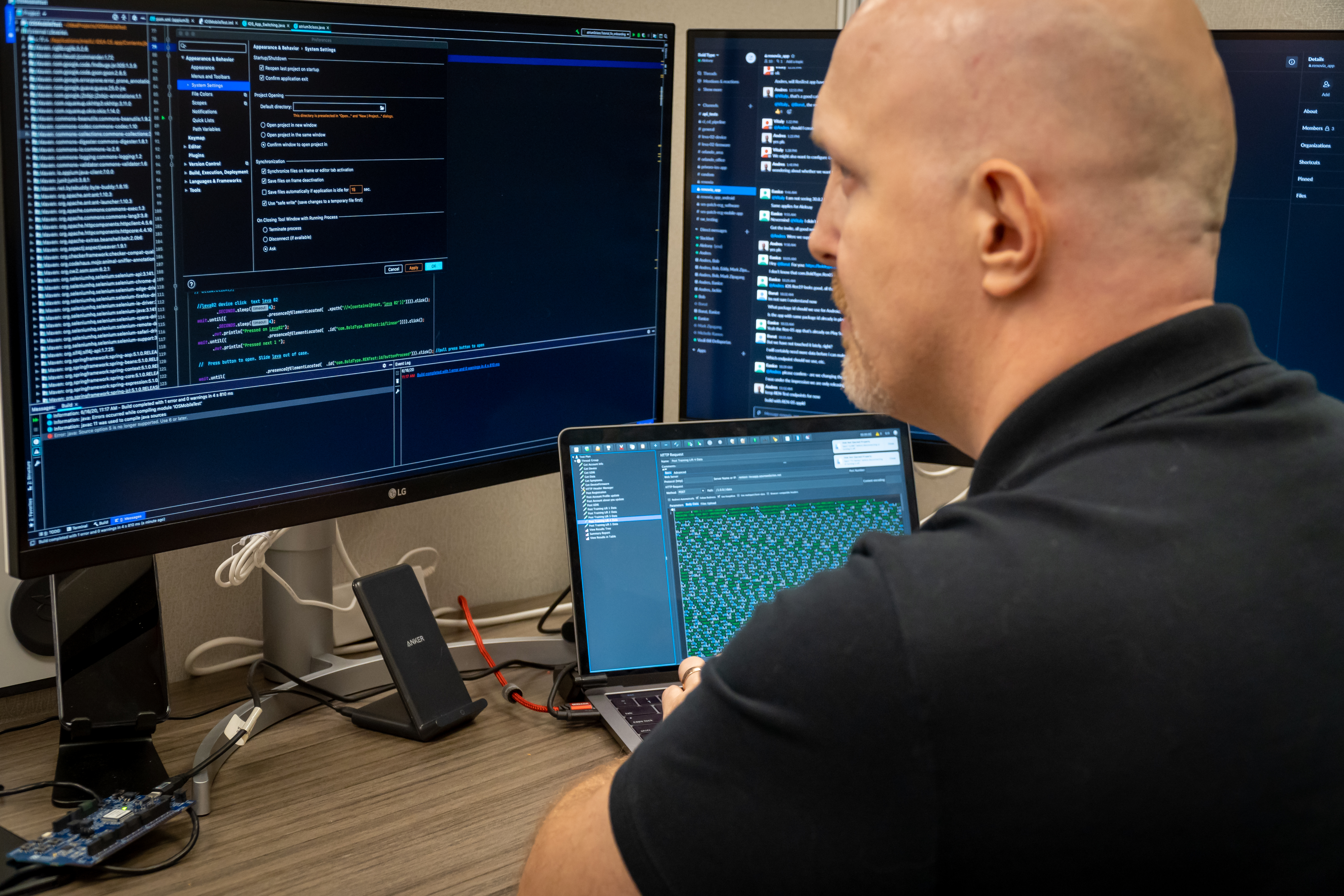 Desktop application for medical device testing and simulation